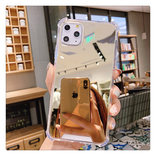 Cells Swag iPhone Case Built-in Mirror Drop Resistance for Everyday Protection and Convenience