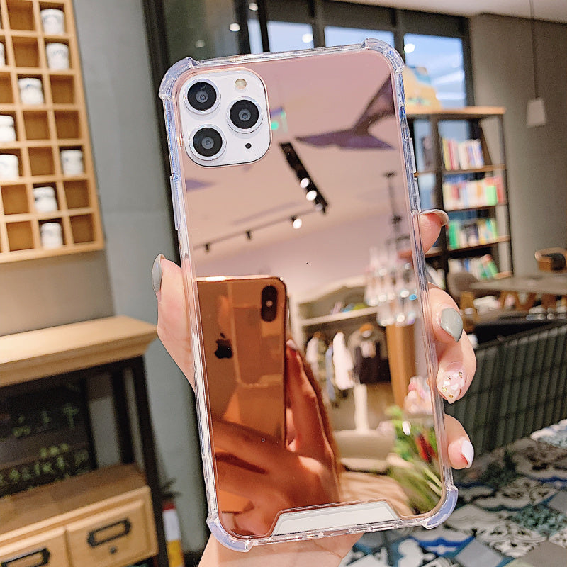 Cells Swag iPhone Case Built-in Mirror Drop Resistance for Everyday Protection and Convenience