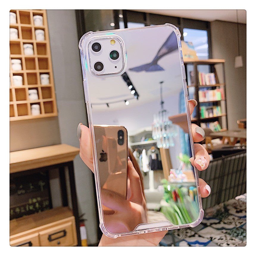 Cells Swag iPhone Case Built-in Mirror Drop Resistance for Everyday Protection and Convenience