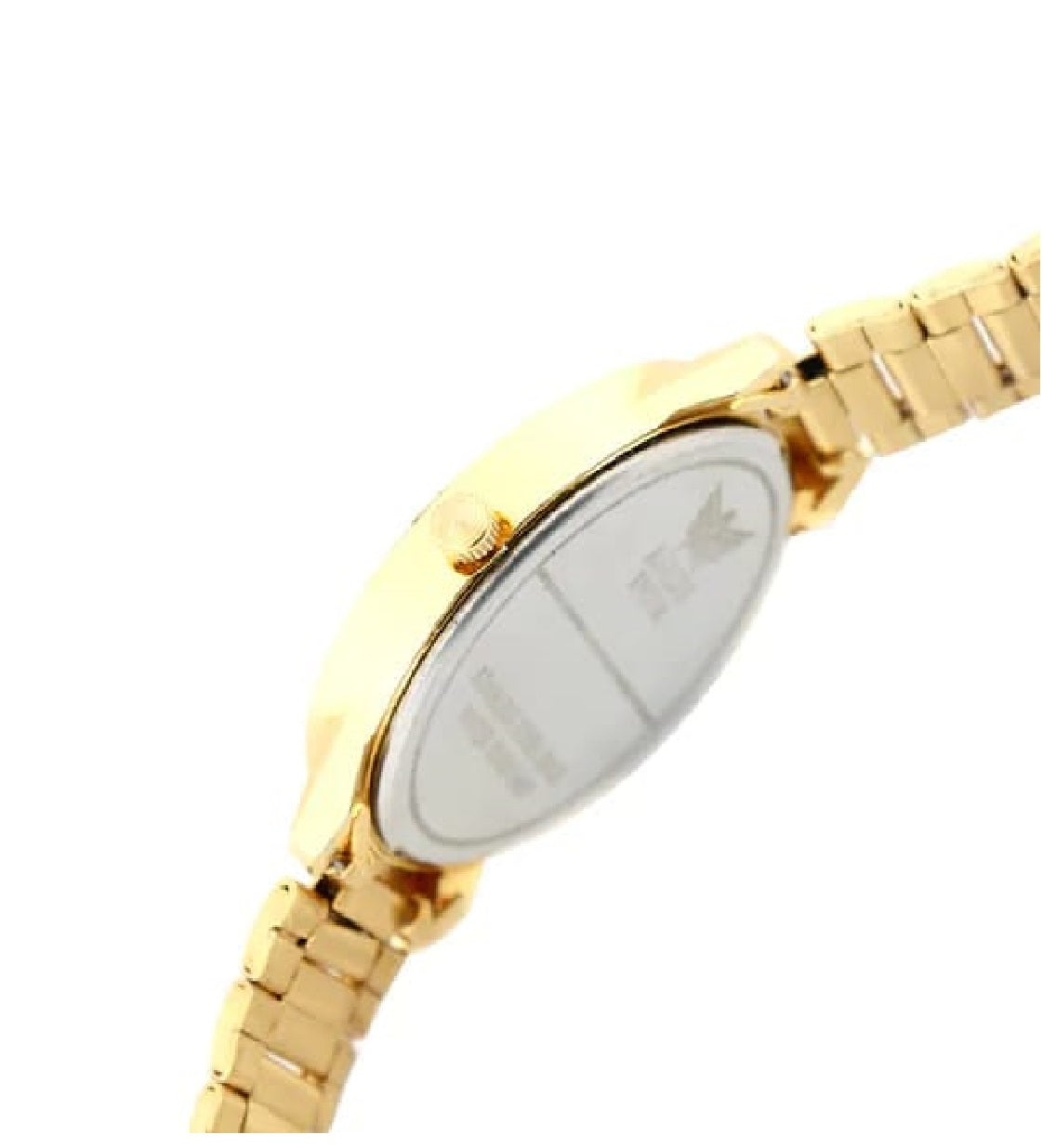 Cells Swag Analog Watch Stainless Steel Golden Finish for Classic Everyday Style