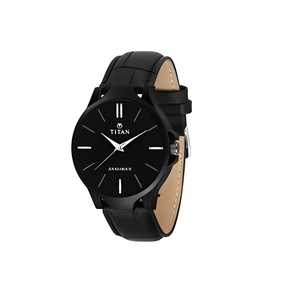 Cells Swag Men's Analog Watch Leather Strap Durable Design for Reliable Everyday Style