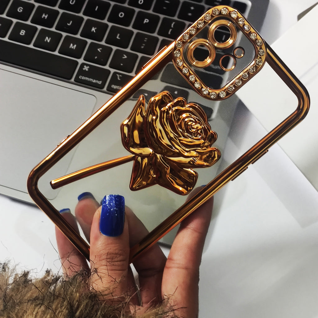 Cells Swag iPhone Cover Rose Design Silicon Protection for Protecting your phone beautifully