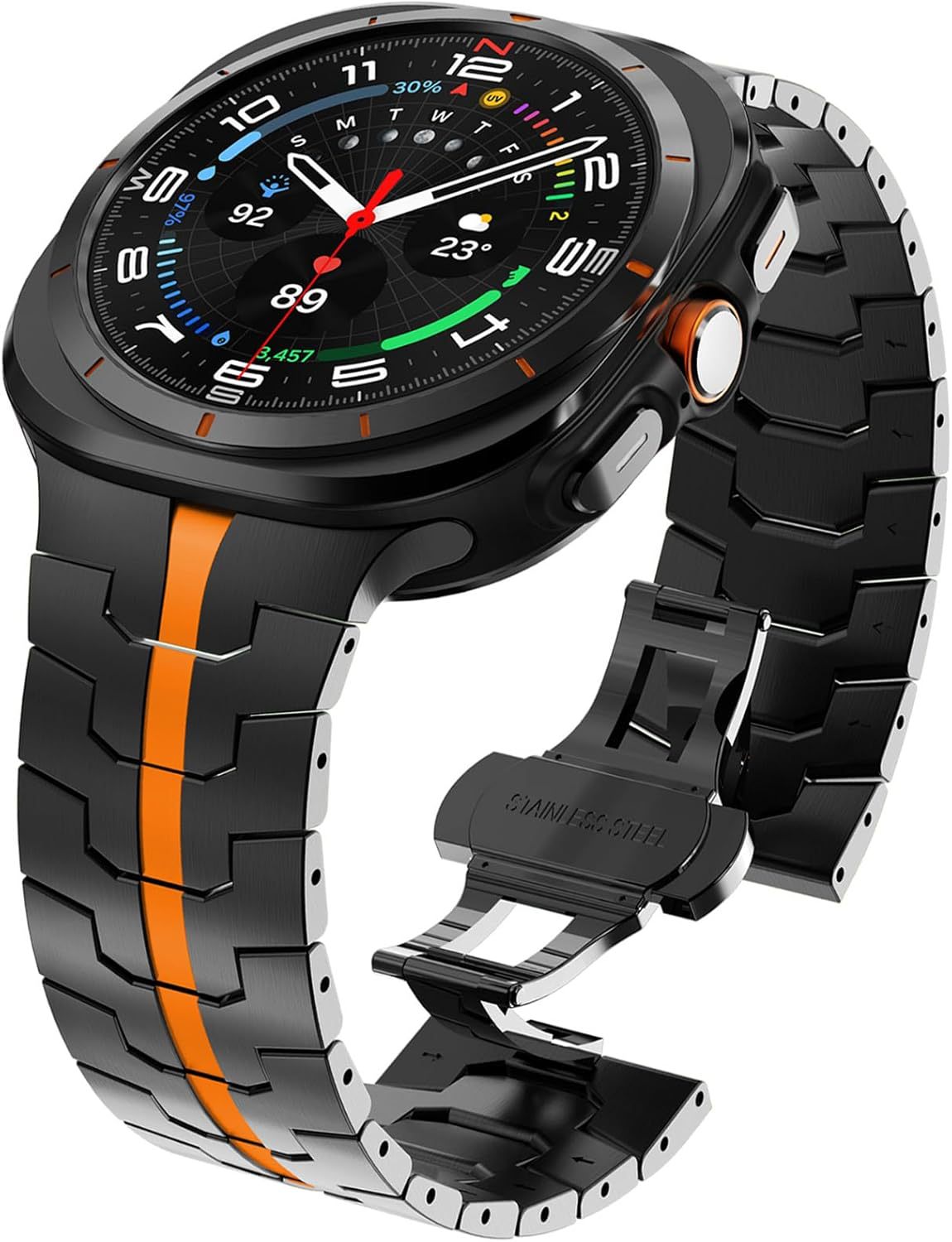 Premium Pure Titanium Metal Strap for Samsung Watch 7 Ultra (47mm) – Multiple Colors & Clasp Styles