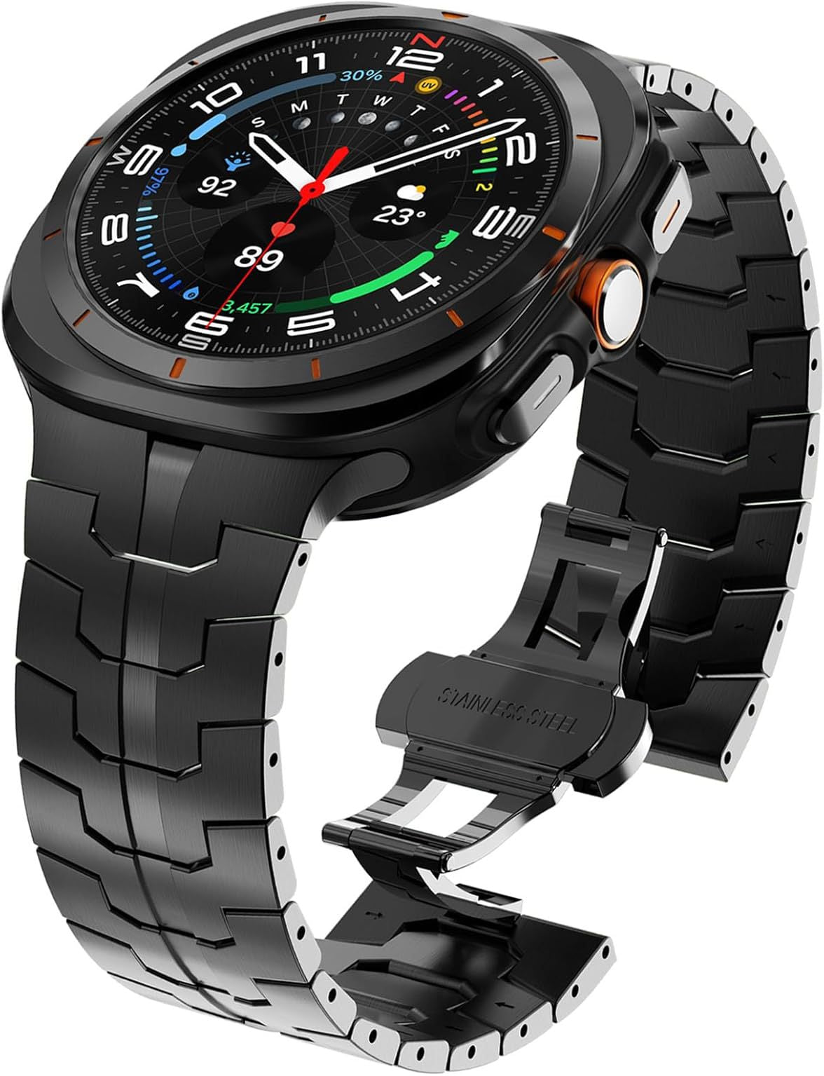 Premium Pure Titanium Metal Strap for Samsung Watch 7 Ultra (47mm) – Multiple Colors & Clasp Styles