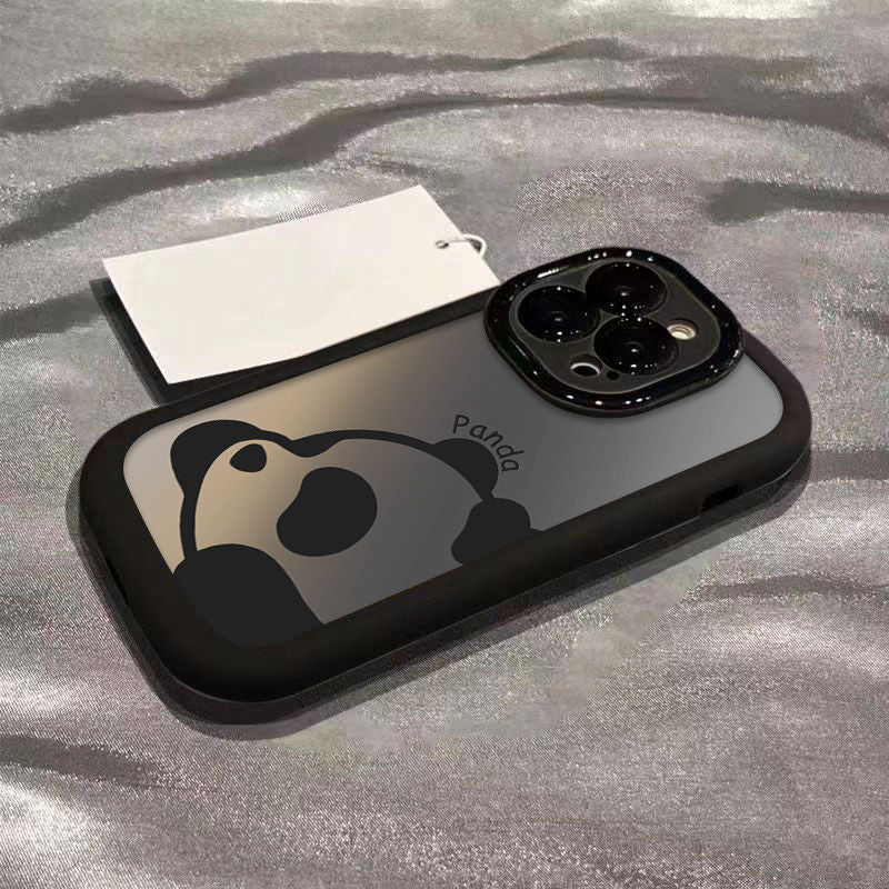 Cells Swag Phone Case with Gradient Panda Design and Shockproof Silicone for Stylish and Durable Protection