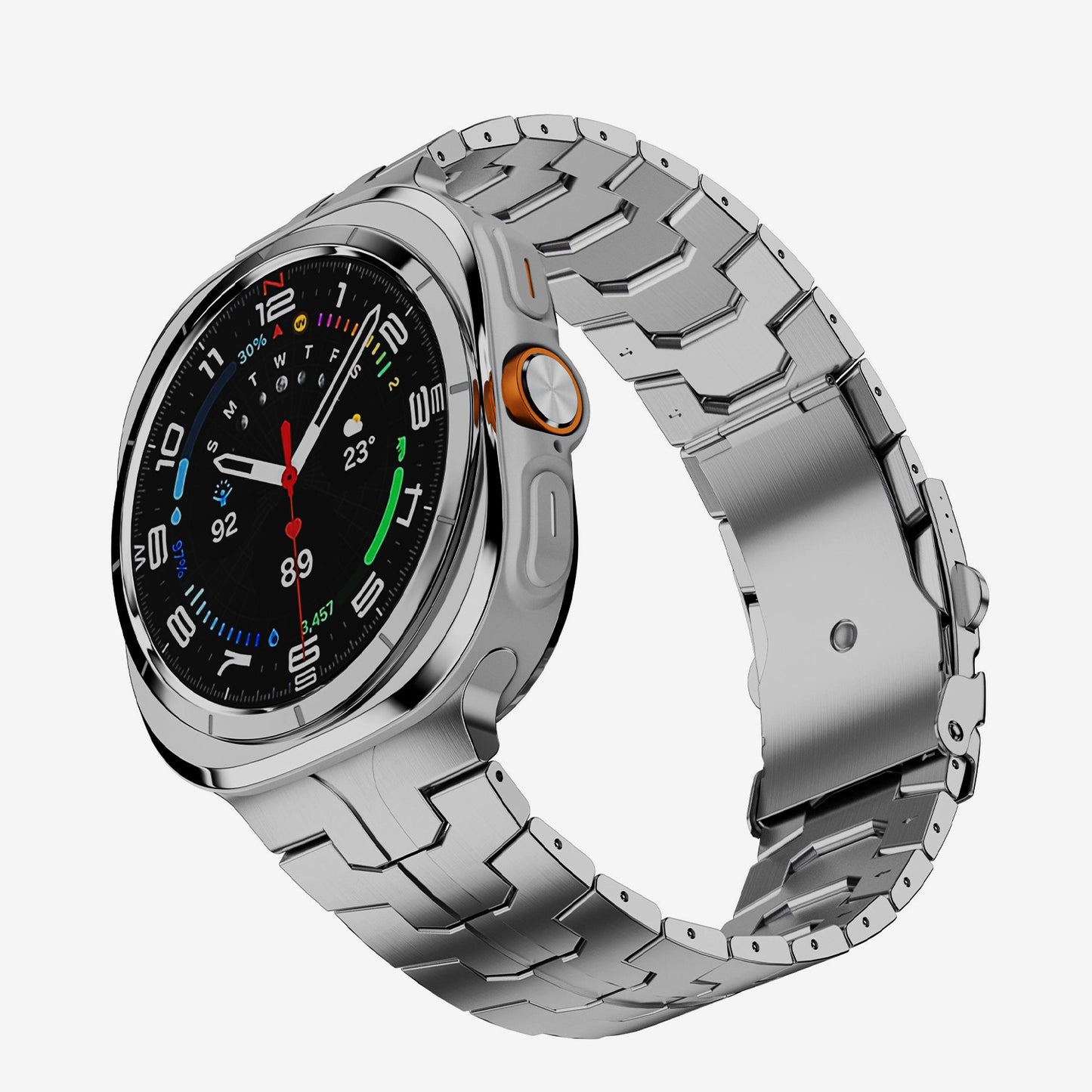 Premium Pure Titanium Metal Strap for Samsung Watch 7 Ultra (47mm) – Multiple Colors & Clasp Styles