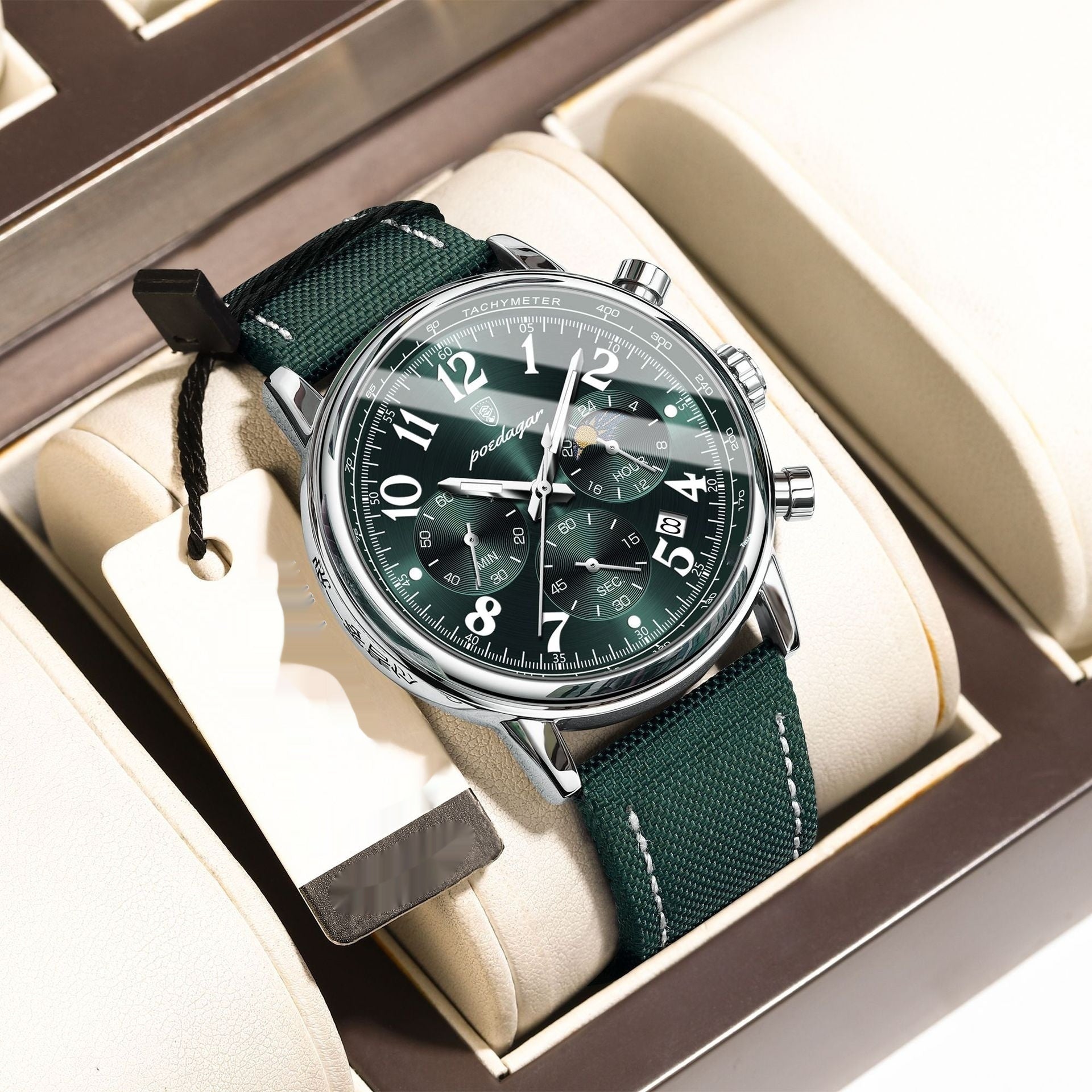 Cells Swag Men's Watch Multifunctional Luminous Slim Quartz for modern style and timekeeping