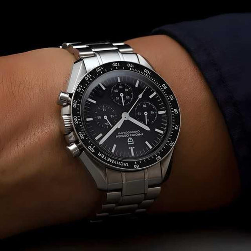 Cells Swag Men's Watch Stainless Steel Strap Silver Finish for Classic Everyday Style