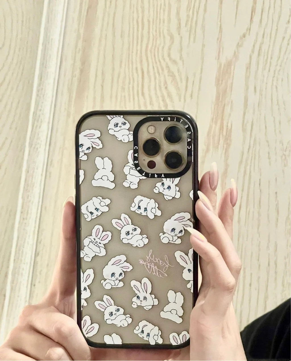 Cells Swag Phone Case Action Bunny Design Back Cover for Device Protection and Style
