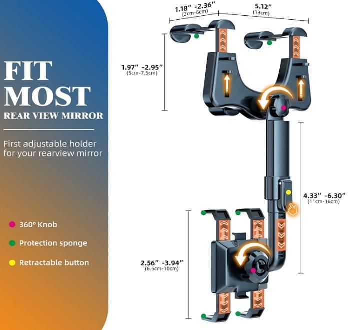 Mirror Mobile Holder for Car