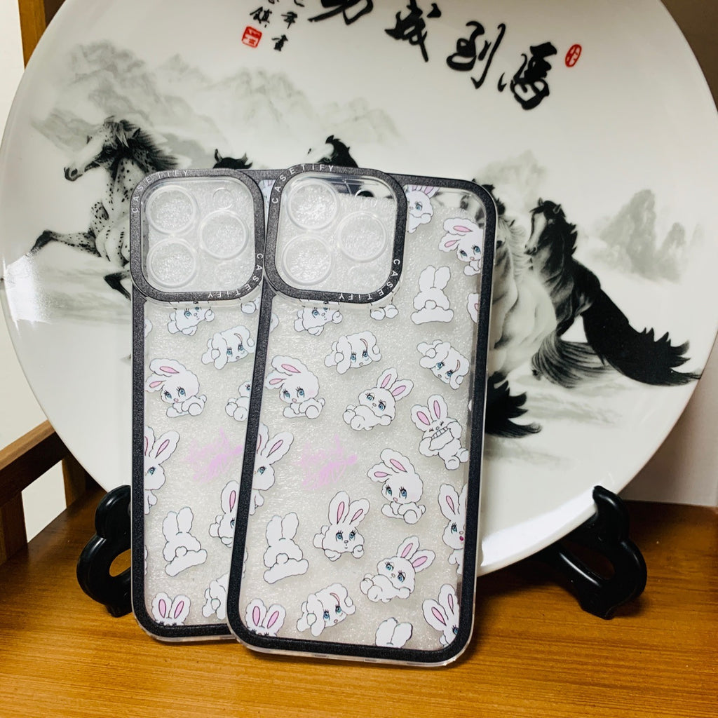 Cells Swag Phone Case Action Bunny Design Back Cover for Device Protection and Style