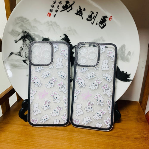 Cells Swag Phone Case Action Bunny Design Back Cover for Device Protection and Style