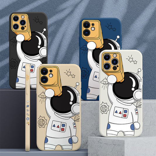 Telescope Astronaut Mobile Phone Case Soft Shell