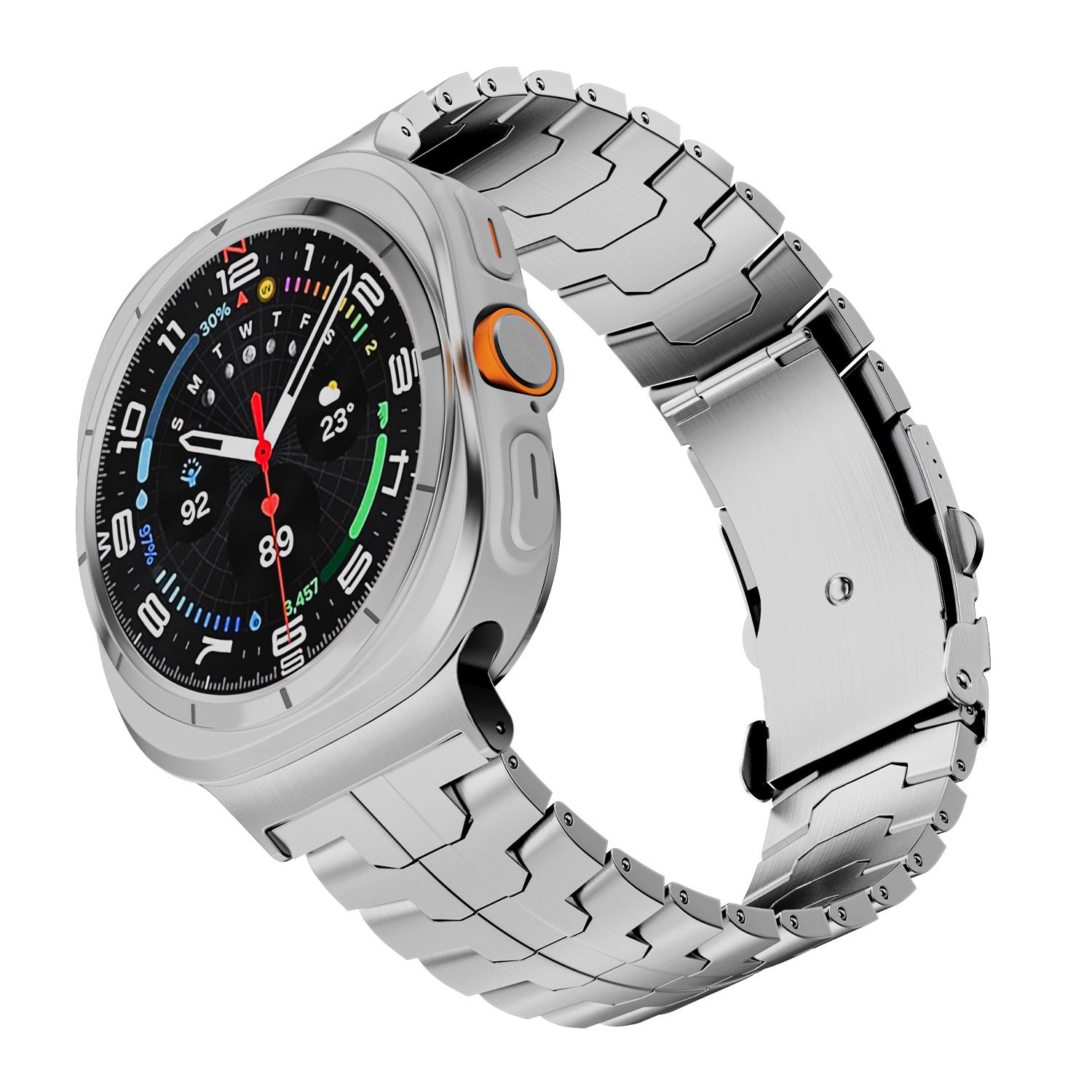 Premium Pure Titanium Metal Strap for Samsung Watch 7 Ultra (47mm) – Multiple Colors & Clasp Styles