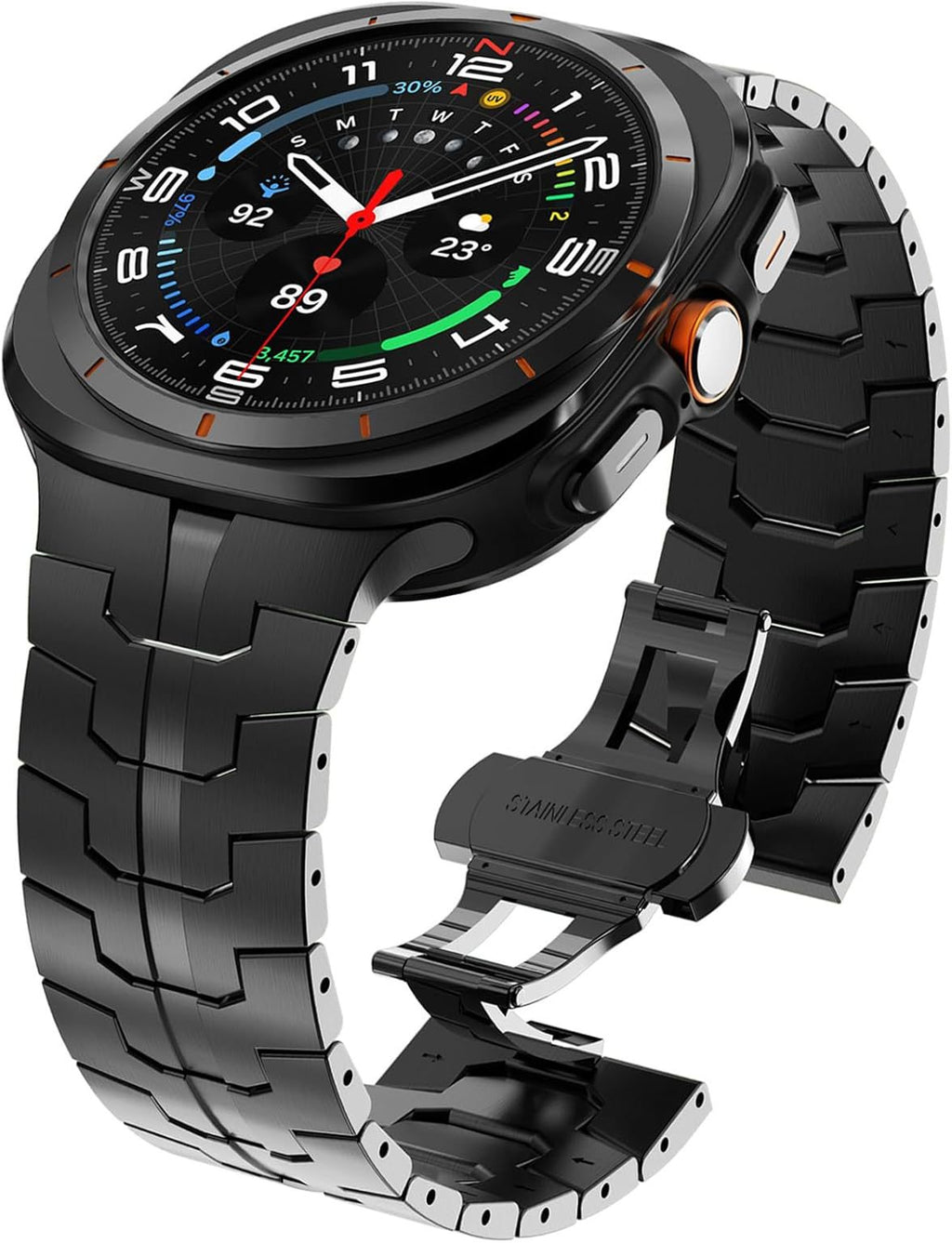 Premium Pure Titanium Metal Strap for Samsung Watch 7 Ultra (47mm) – Multiple Colors & Clasp Styles