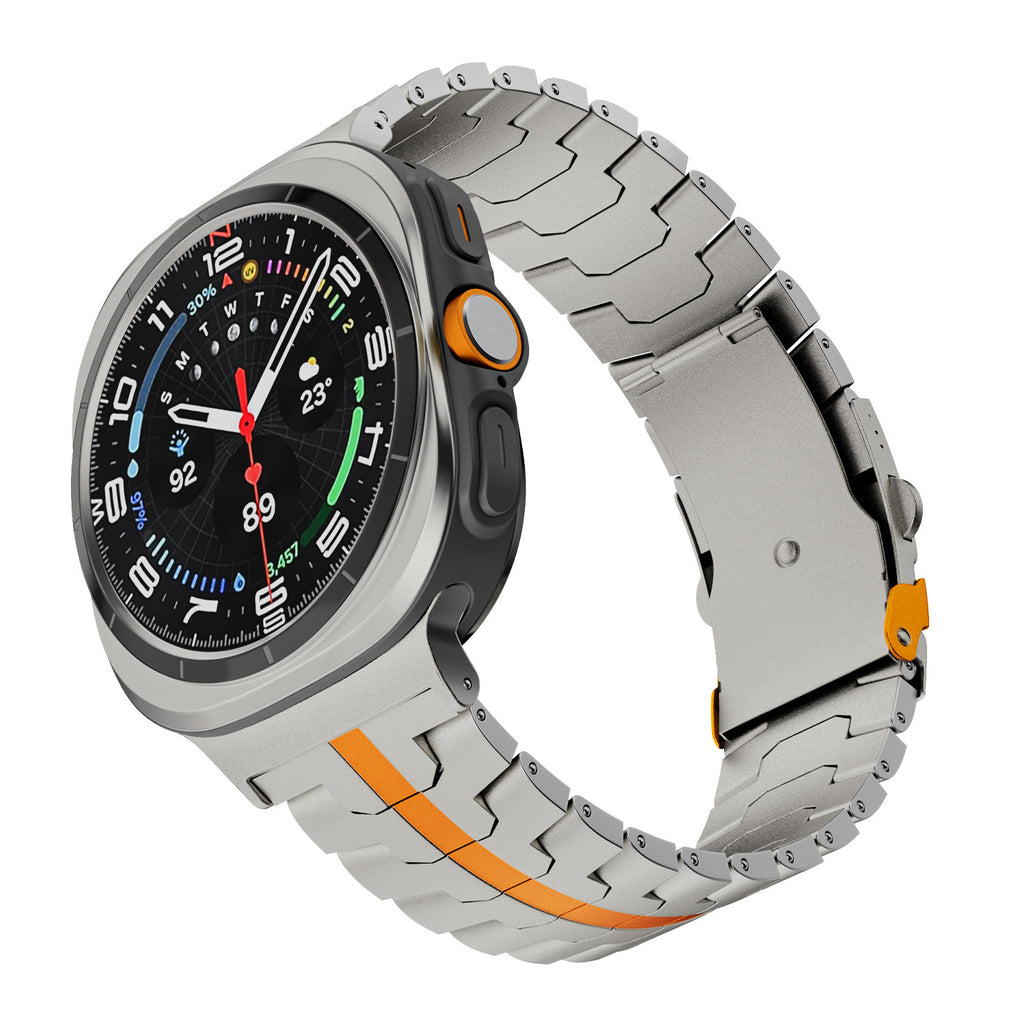 Premium Pure Titanium Metal Strap for Samsung Watch 7 Ultra (47mm) – Multiple Colors & Clasp Styles