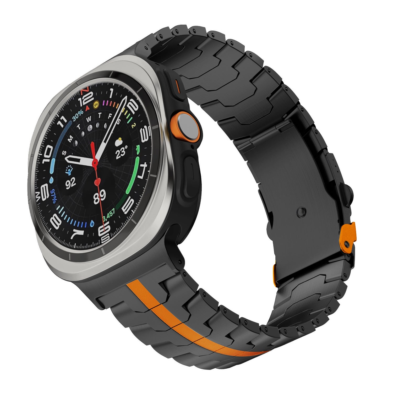 Premium Pure Titanium Metal Strap for Samsung Watch 7 Ultra (47mm) – Multiple Colors & Clasp Styles