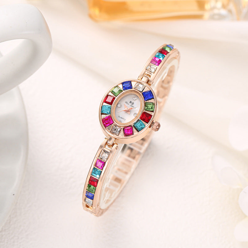 Cells Swag Women's Quartz Wrist Watch Slim Alloy Band Minimalist Dial for Elegant Daily Wear