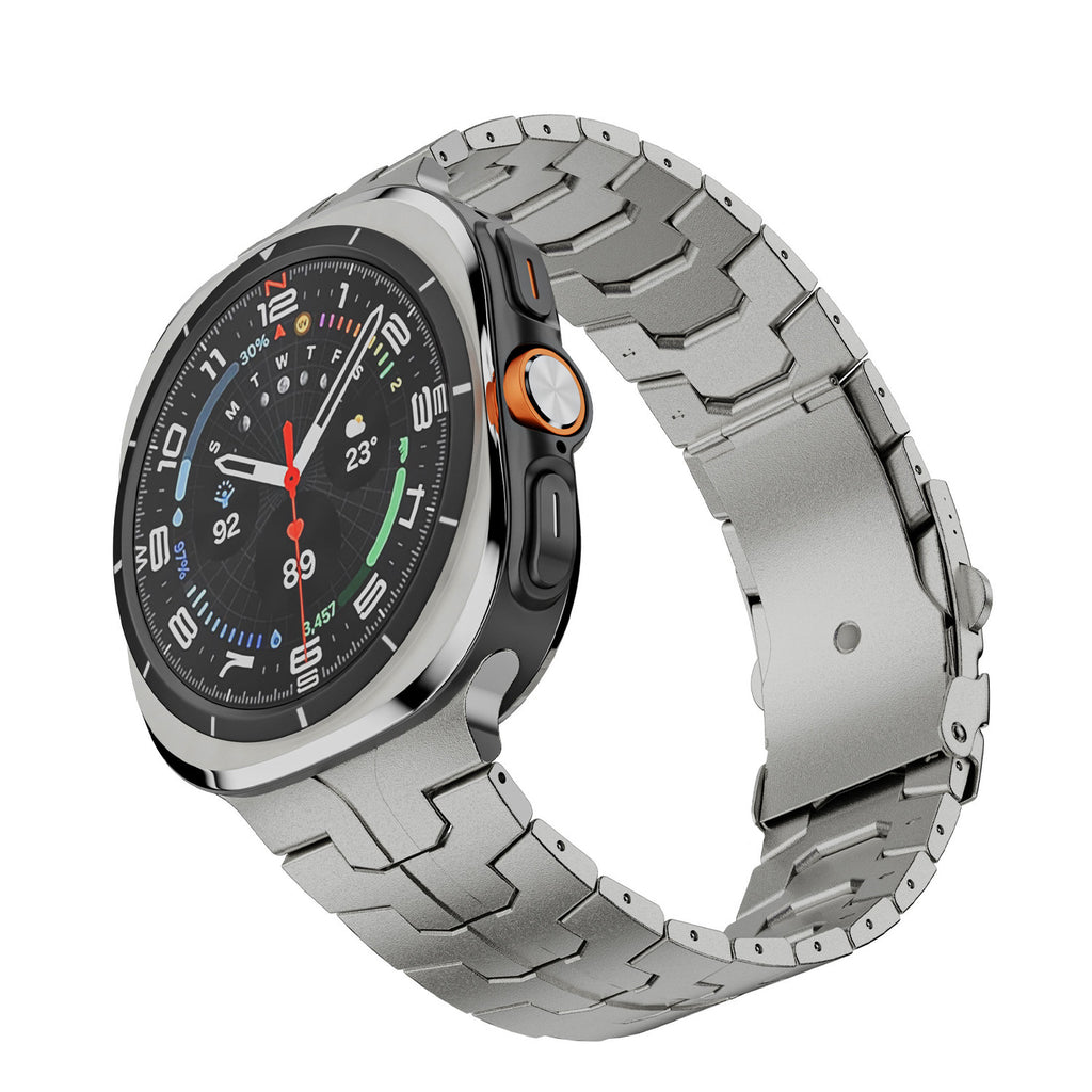 Premium Pure Titanium Metal Strap for Samsung Watch 7 Ultra (47mm) – Multiple Colors & Clasp Styles