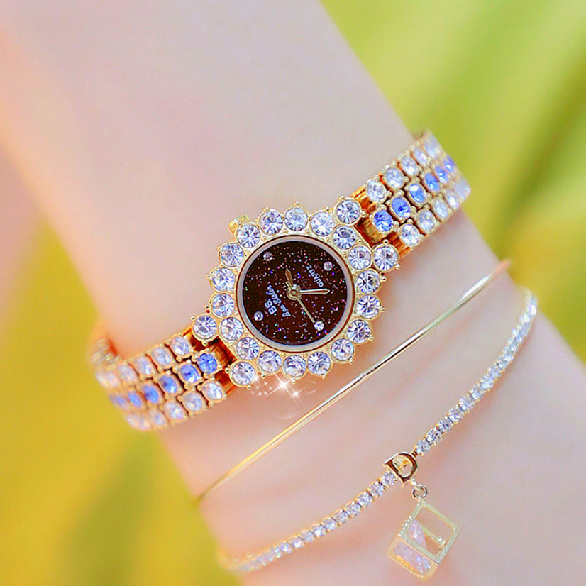 Cells Swag Women's Watch Multicolor Design Alloy Case for Adding Elegance to Any Outfit