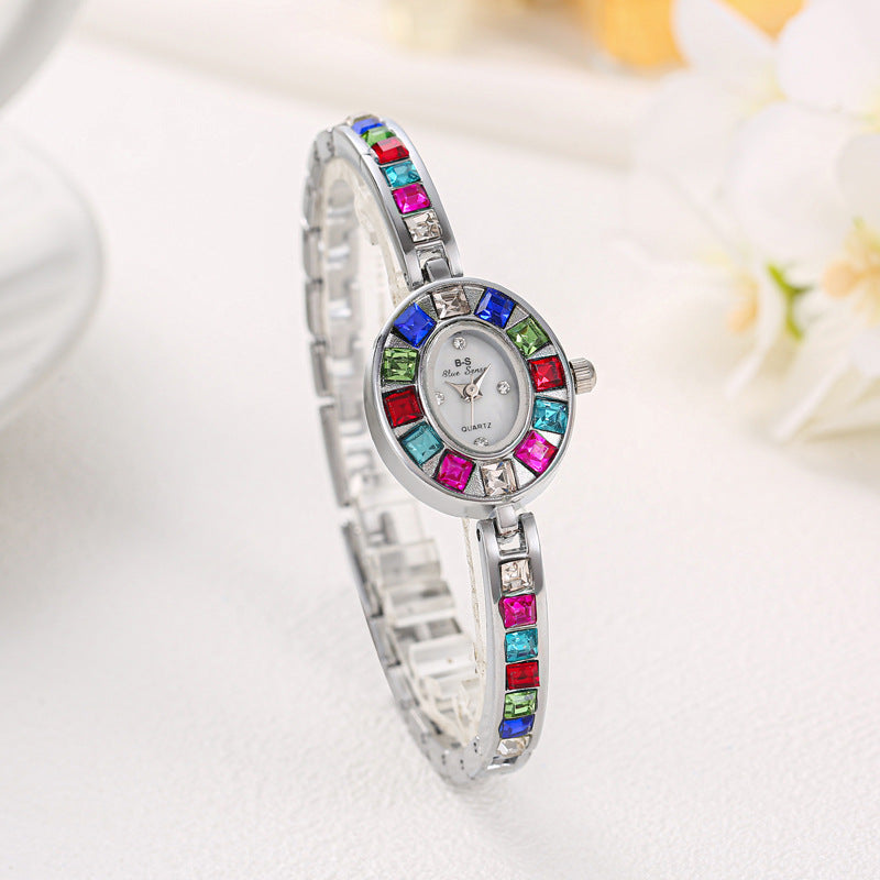 Cells Swag Women's Quartz Wrist Watch Slim Alloy Band Minimalist Dial for Elegant Daily Wear